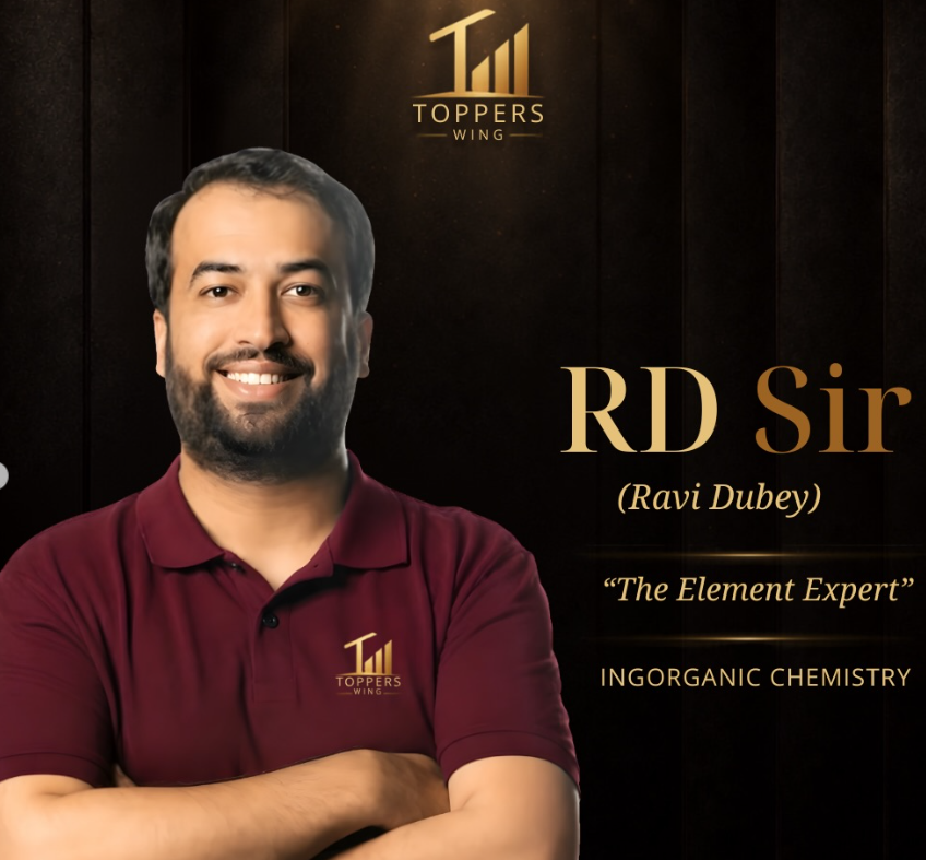 RD Sir Ravi Dubey — Inorganic Chemistry teacher at Toppers Wing